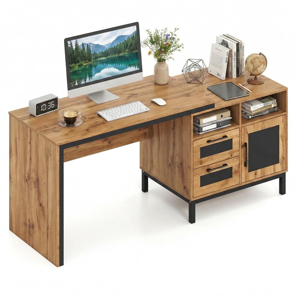 Tangkula 71" Large Executive Computer Desk